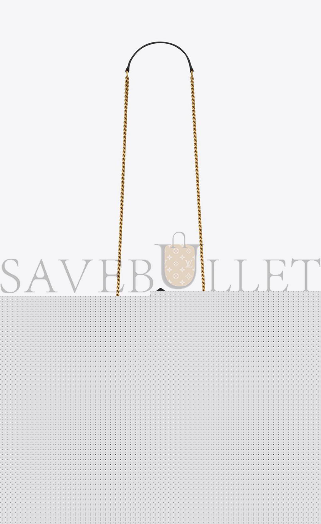 YSL SMALL ENVELOPE IN MIX MATELASS&EACUTE; LEATHER 600195AABZO1025 (21*13*6cm)