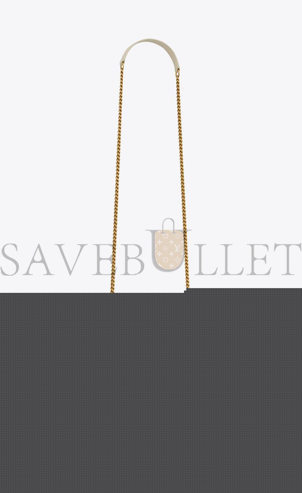 YSL SMALL ENVELOPE IN MIX MATELASS&EACUTE; LEATHER 600195AABZO9290 (21*13*6cm)