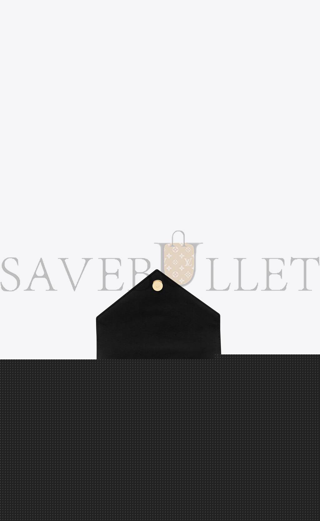 YSL COLLEGE MEDIUM CHAIN BAG IN QUILTED LEATHER 600279BRM071000 (24*17*6.5cm)