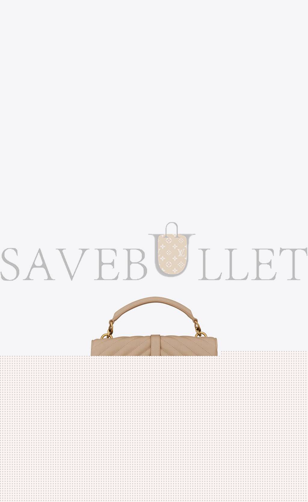 YSL COLL&EGRAVE GE MEDIUM CHAIN BAG IN QUILTED LEATHER 600279BRM072721 (24*17*6.5cm)