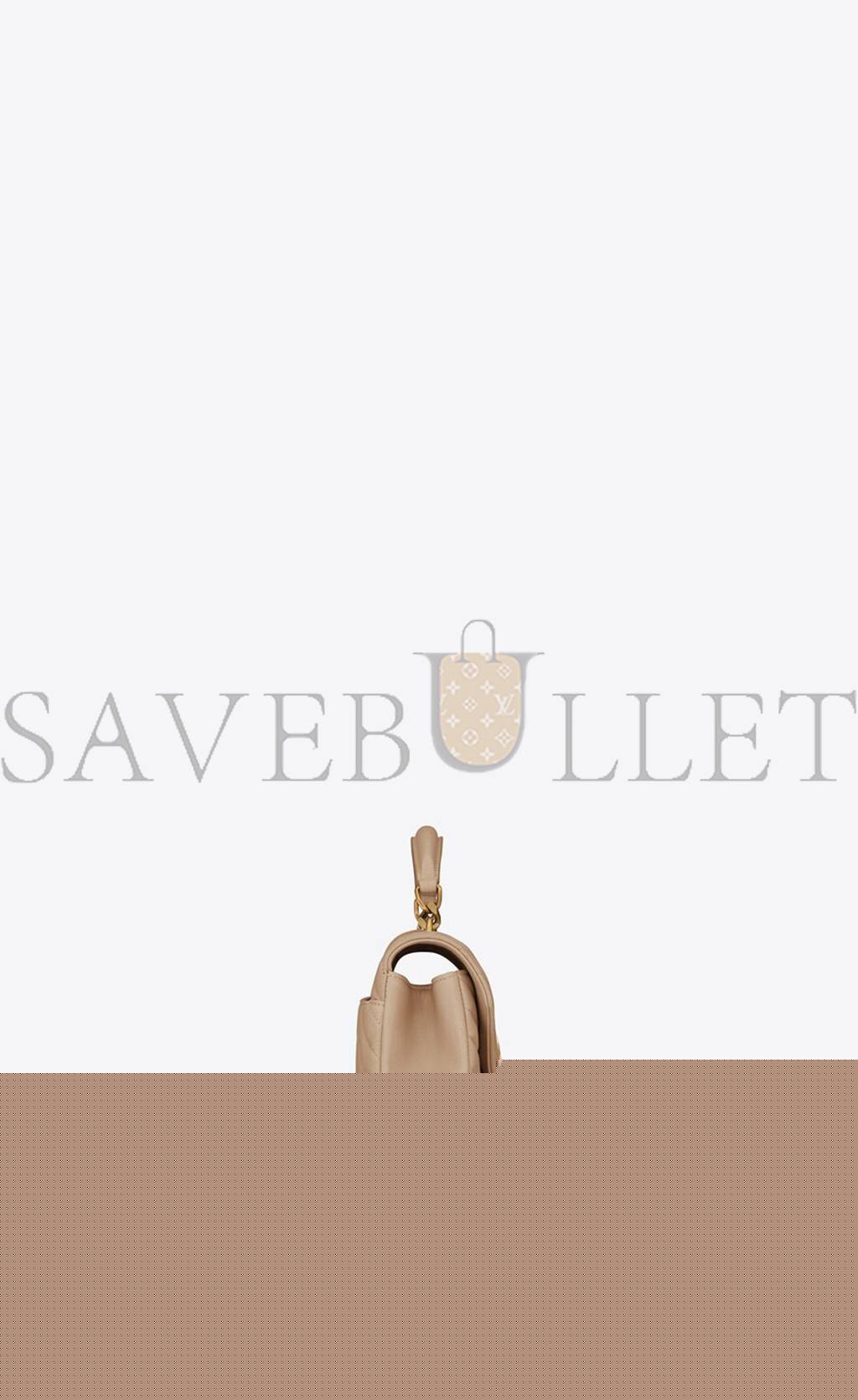 YSL COLL&EGRAVE GE MEDIUM CHAIN BAG IN QUILTED LEATHER 600279BRM072721 (24*17*6.5cm)