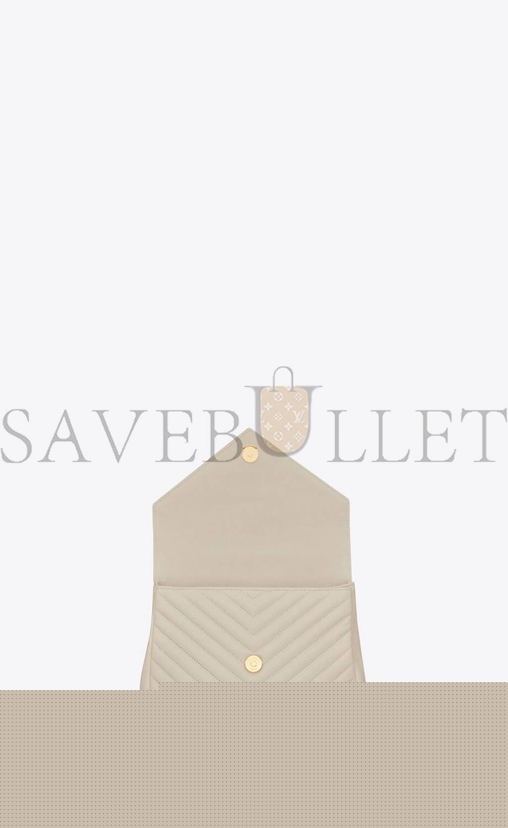 YSL COLLEGE MEDIUM CHAIN BAG IN QUILTED LEATHER 600279BRM079207 (24*17*6.5cm)