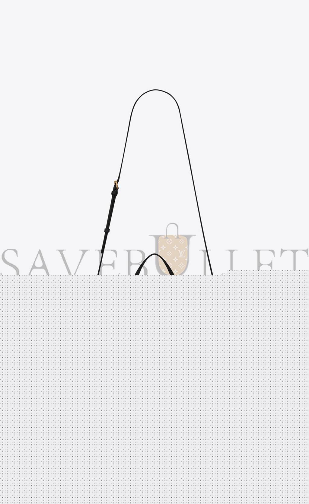 YSL SHOPPING SAINT LAURENT TOY IN SUPPLE LEATHER 600307CSV0J1000 (28*25*8cm)