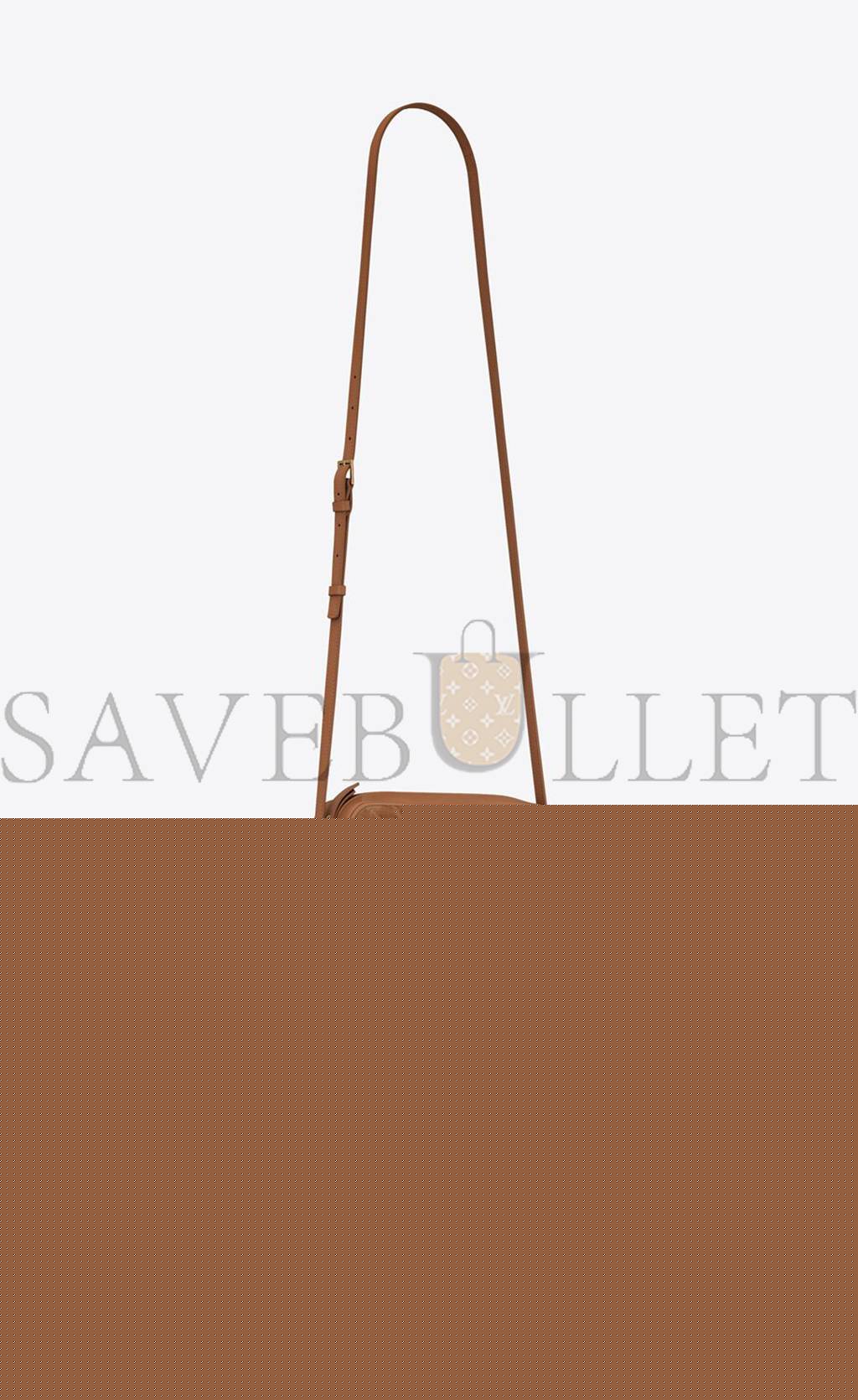 YSL LOU CAMERA BAG IN QUILTED SUEDE AND SMOOTH LEATHER 6125441S7R77761 (23*16*6cm)