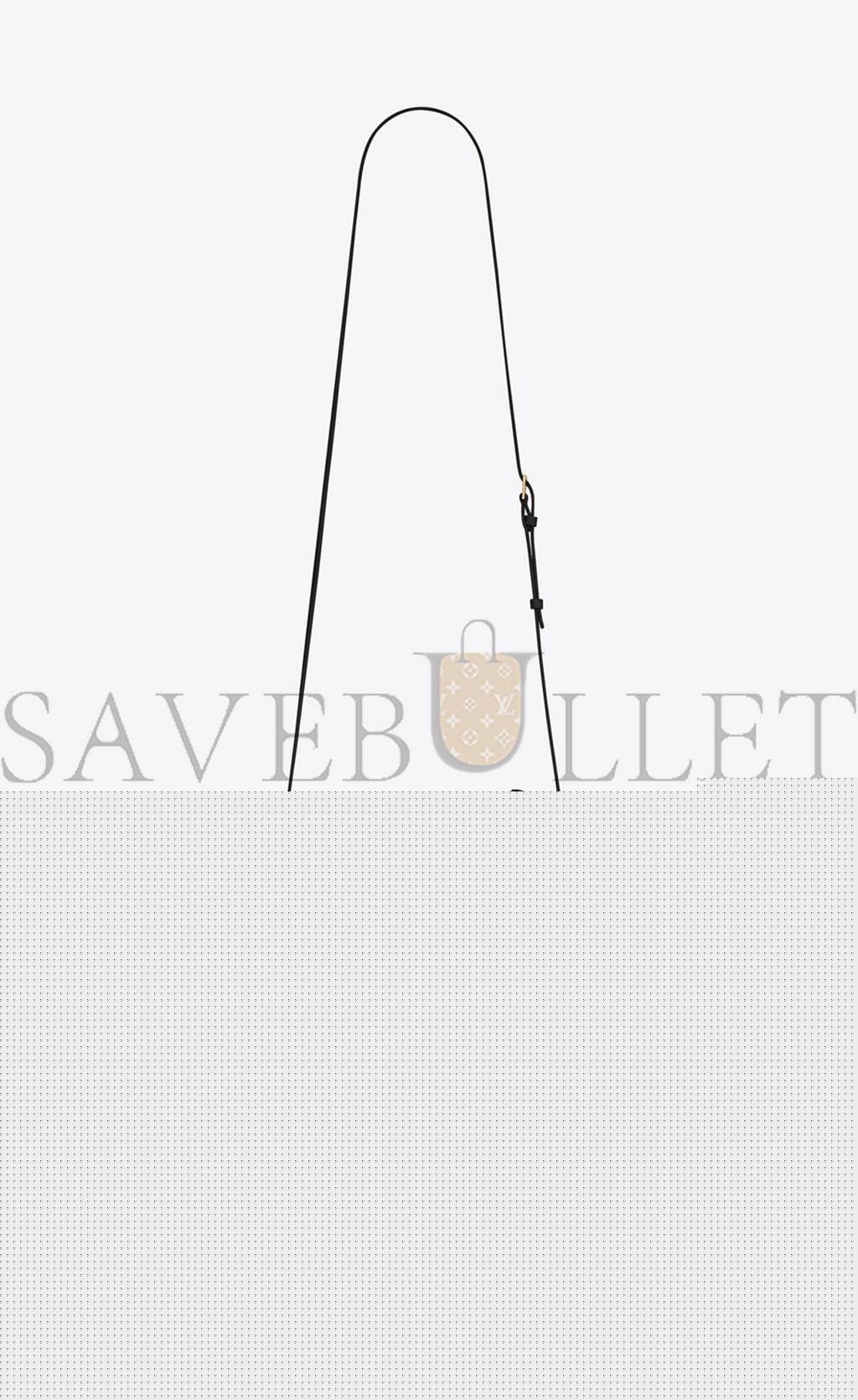 YSL LOU CAMERA BAG IN QUILTED SUEDE AND SMOOTH LEATHER 612544C4BW71000 (23*16*6cm)