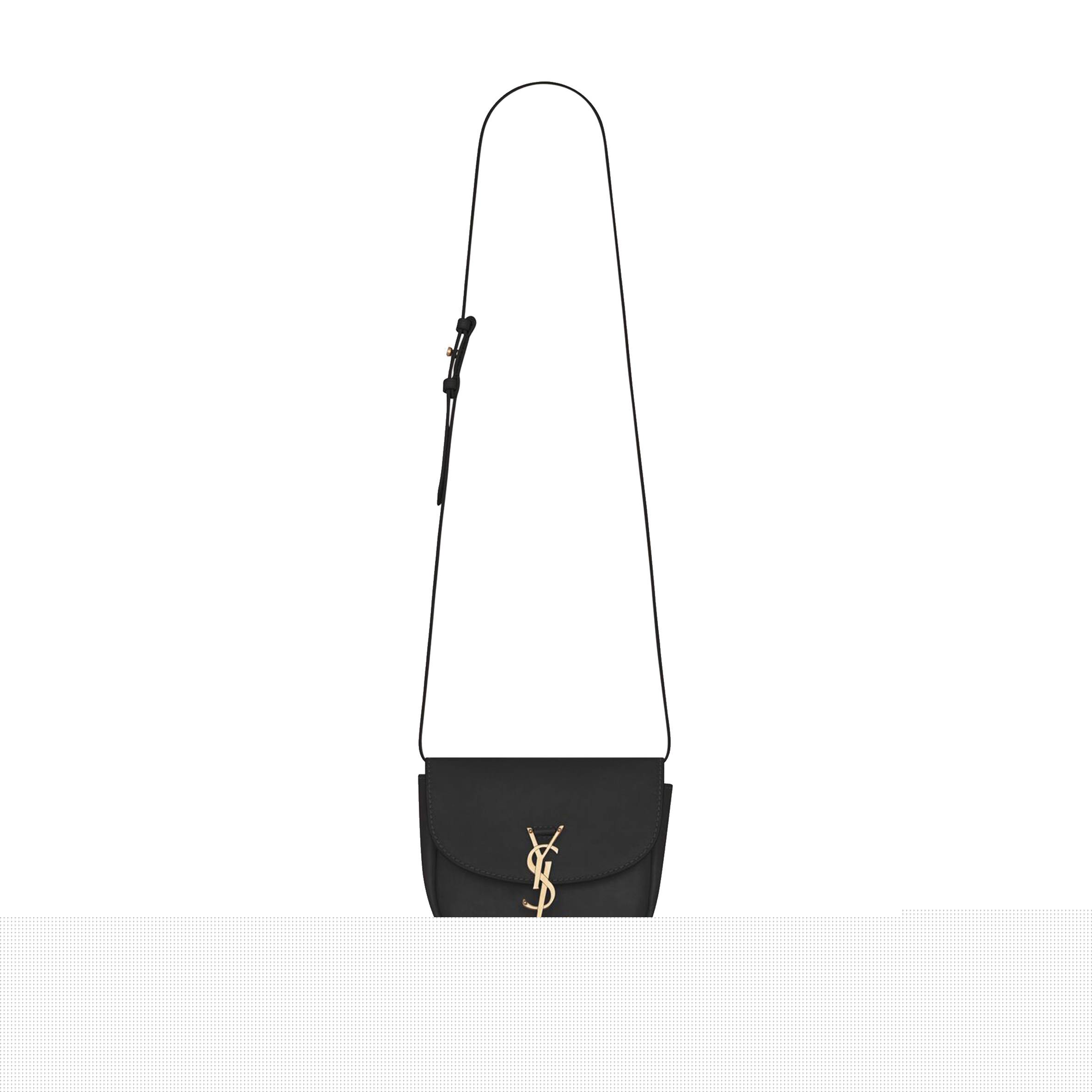 YSL KAIA SMALL SATCHEL IN SMOOTH LEATHER 619740BWR0W1000 (18.5*15.5*5.5cm)