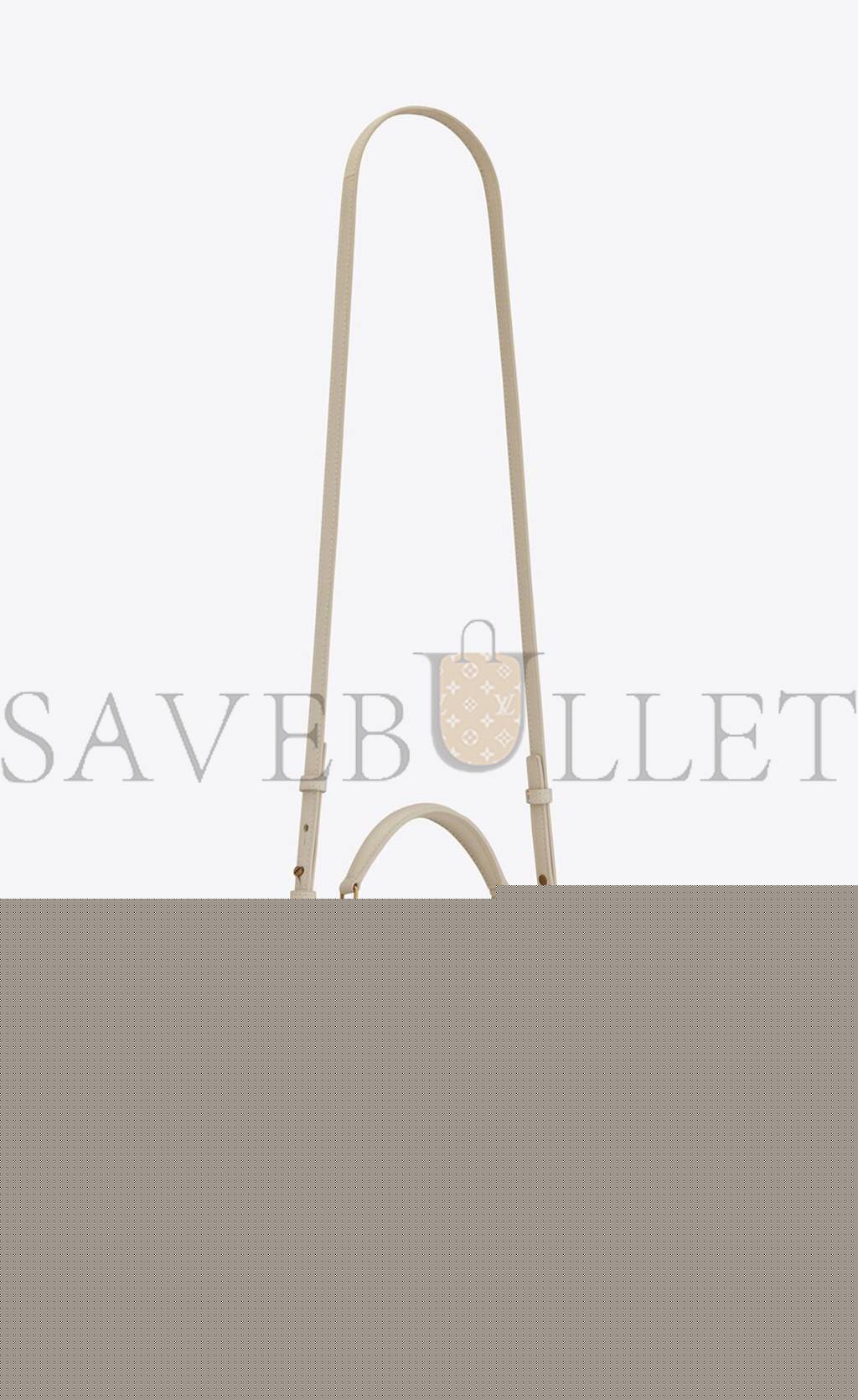 YSL CASSANDRA MINI TOP HANDLE BAG IN GRAIN DE POUDRE EMBOSSED LEATHER 623930BOW0W9207 (20*16*7.5cm)