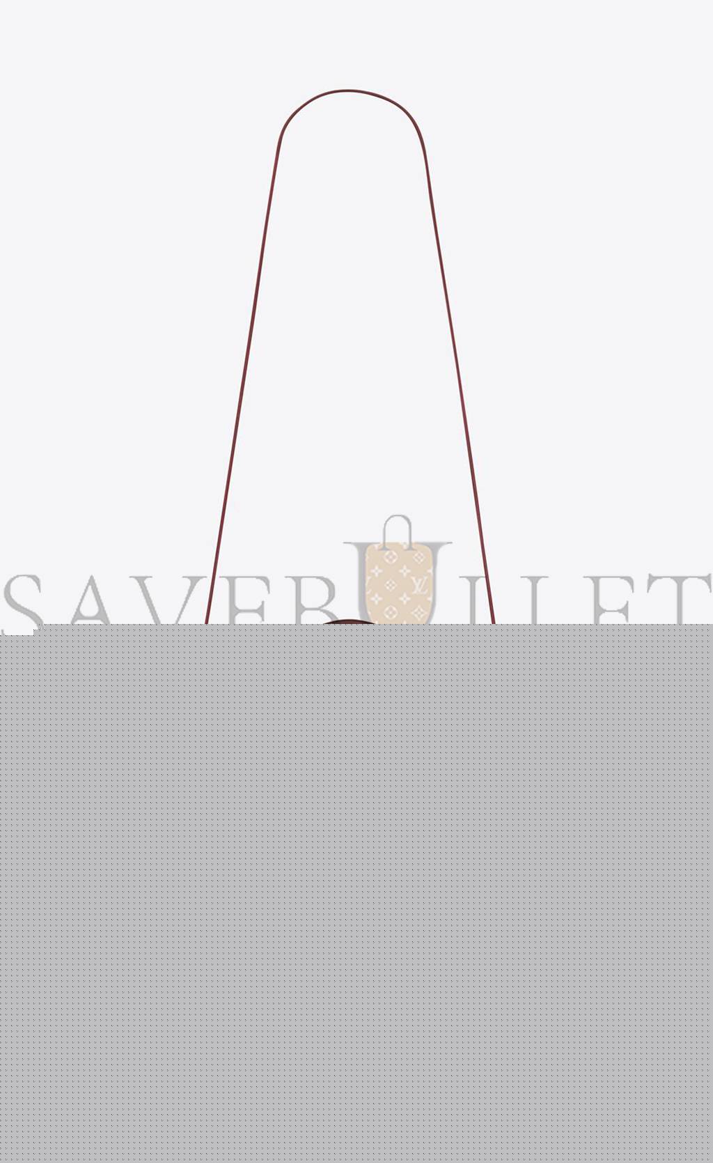 YSL CASSANDRA MEDIUM TOP HANDLE BAG IN BOX SAINT LAURENT LEATHER 6239310SX0W2045 (24.5*20*11.5cm)