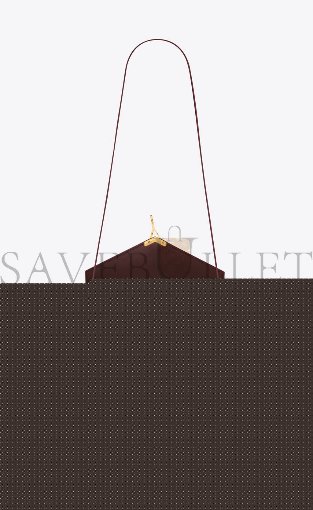YSL CASSANDRA MEDIUM TOP HANDLE BAG IN BOX SAINT LAURENT LEATHER 6239310SX0W2045 (24.5*20*11.5cm)