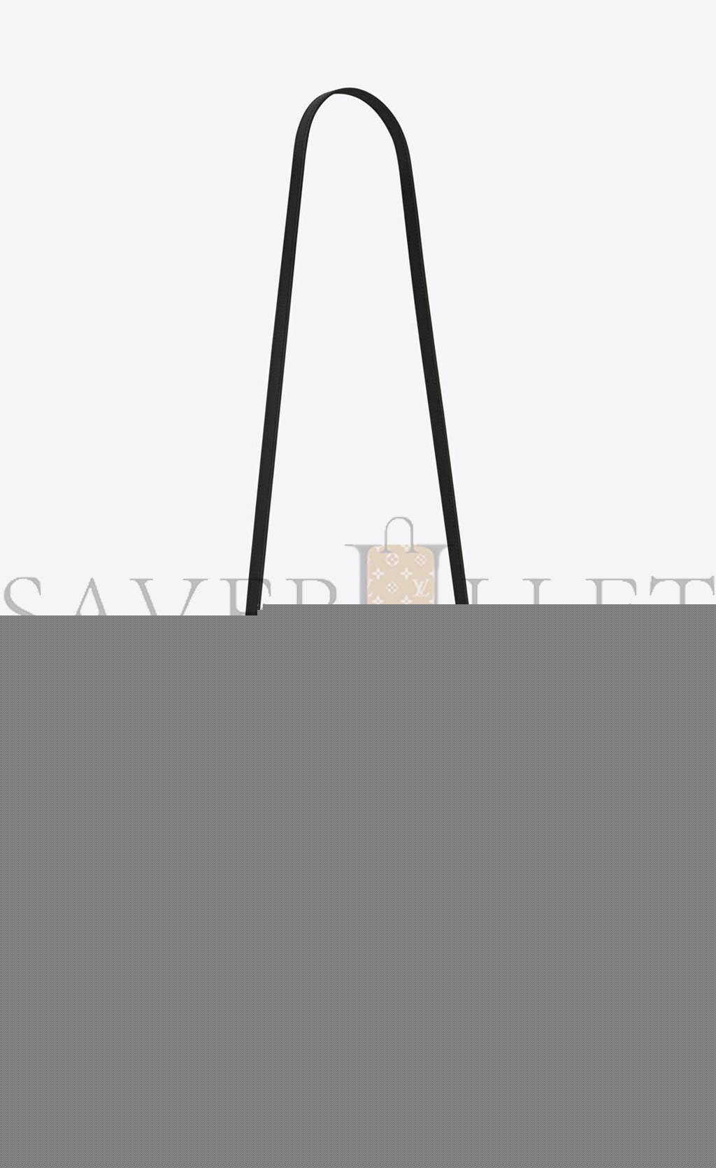YSL CASSANDRA MEDIUM TOP HANDLE BAG IN GRAIN DE POUDRE EMBOSSED LEATHER 623931BOW0W1000 (24.5*20*11.5cm)