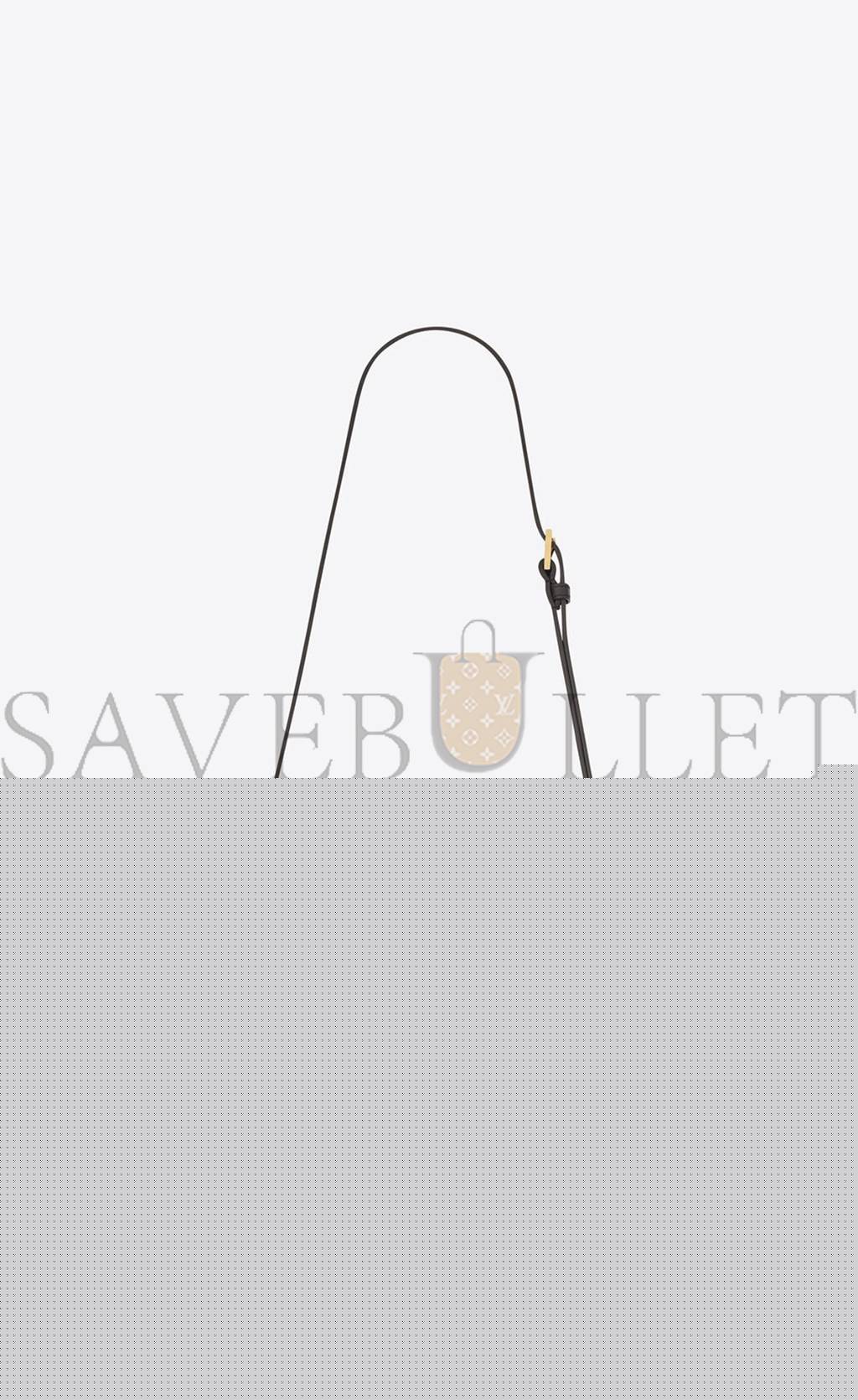 YSL SOLFERINO MEDIUM SATCHEL IN BOX SAINT LAURENT LEATHER 6343050SX0W1112 (23*16*6cm)