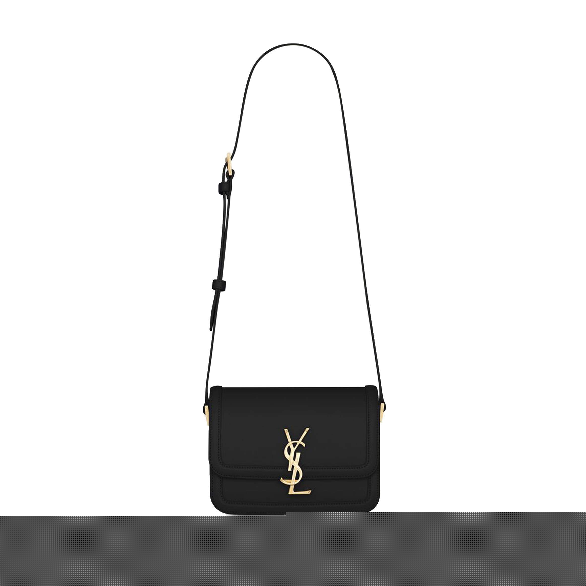YSL SOLFERINO SMALL SATCHEL IN BOX SAINT LAURENT LEATHER 6343060SX0W1000 (19*13*5cm)