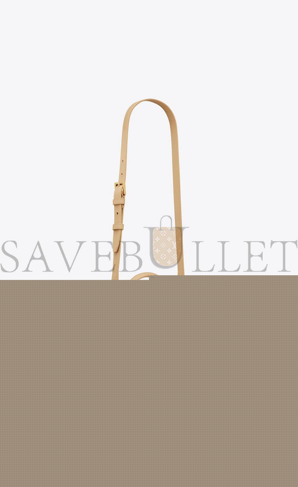 YSL LE FERMOIR SMALL TOP HANDLE BAG IN SHINY LEATHER 6869822ZA0W9141 (25*19.5*10.5cm)