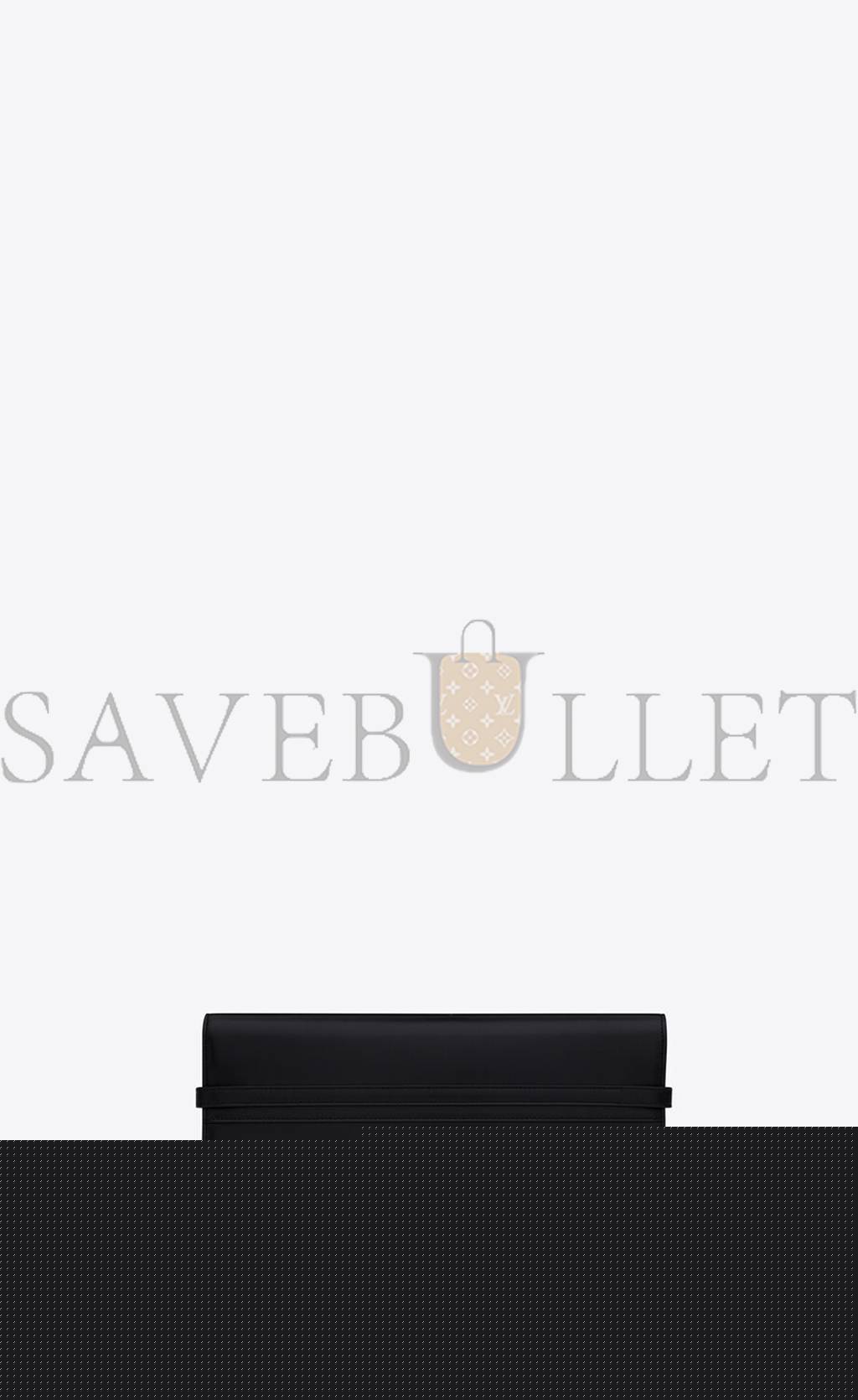 YSL MANHATTAN CLUTCH IN BOX SAINT LAURENT LEATHER 69594916C6W1000 (31*14*3cm)