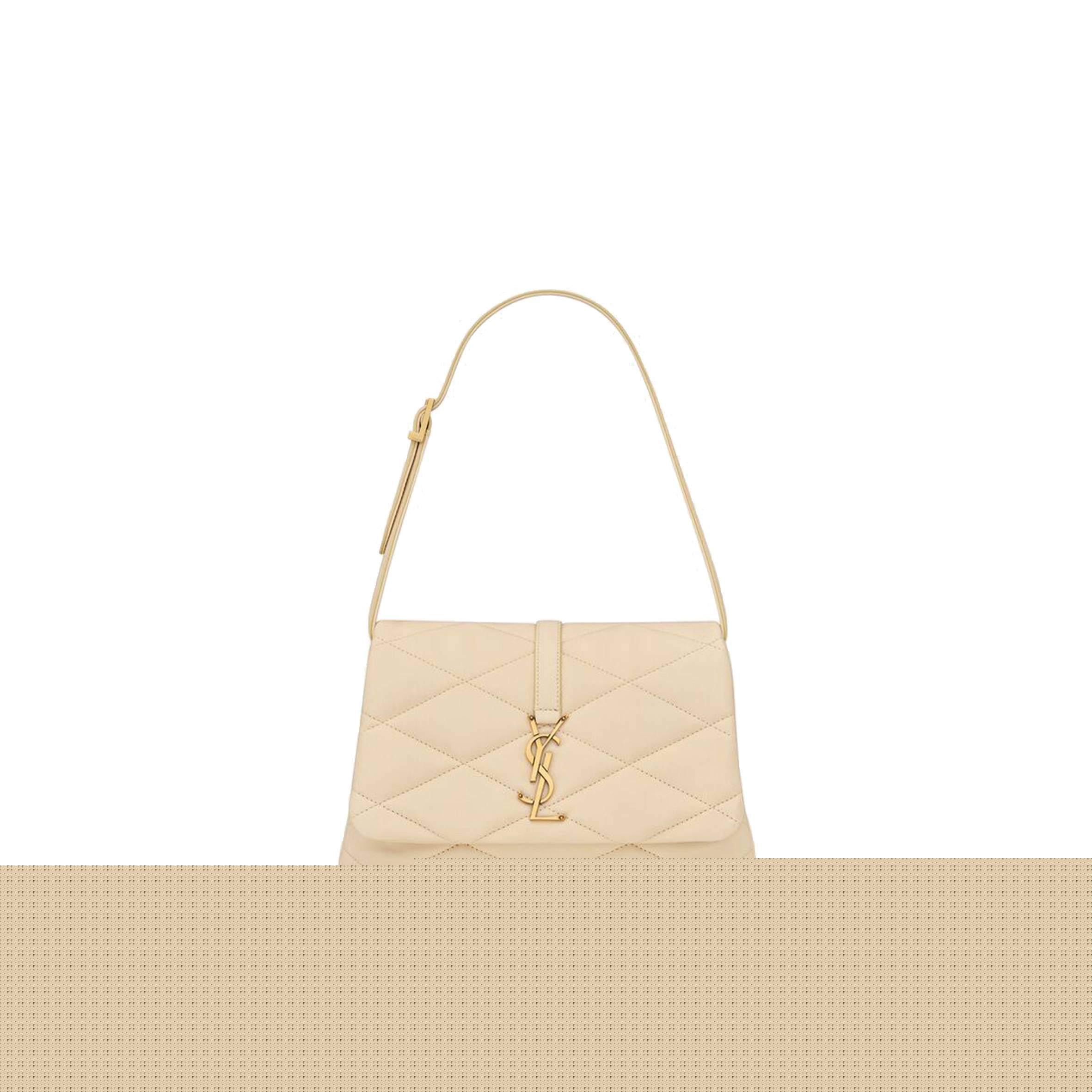 YSL LE 57 HOBO BAG IN QUILTED NUBUCK SUEDE 698567AABR89243 (24*18*5.5cm)
