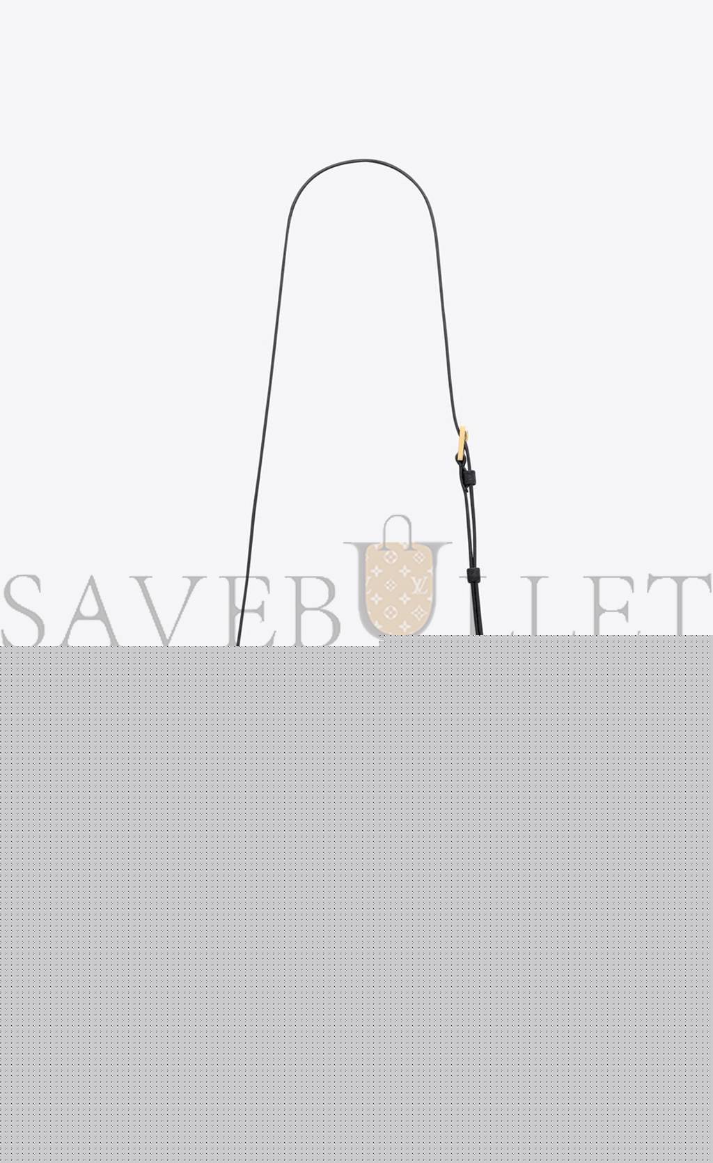 YSL JUNE BOX BAG IN CROCODILE-EMBOSSED LEATHER 728606AAAOH1000 (19*15*8cm)