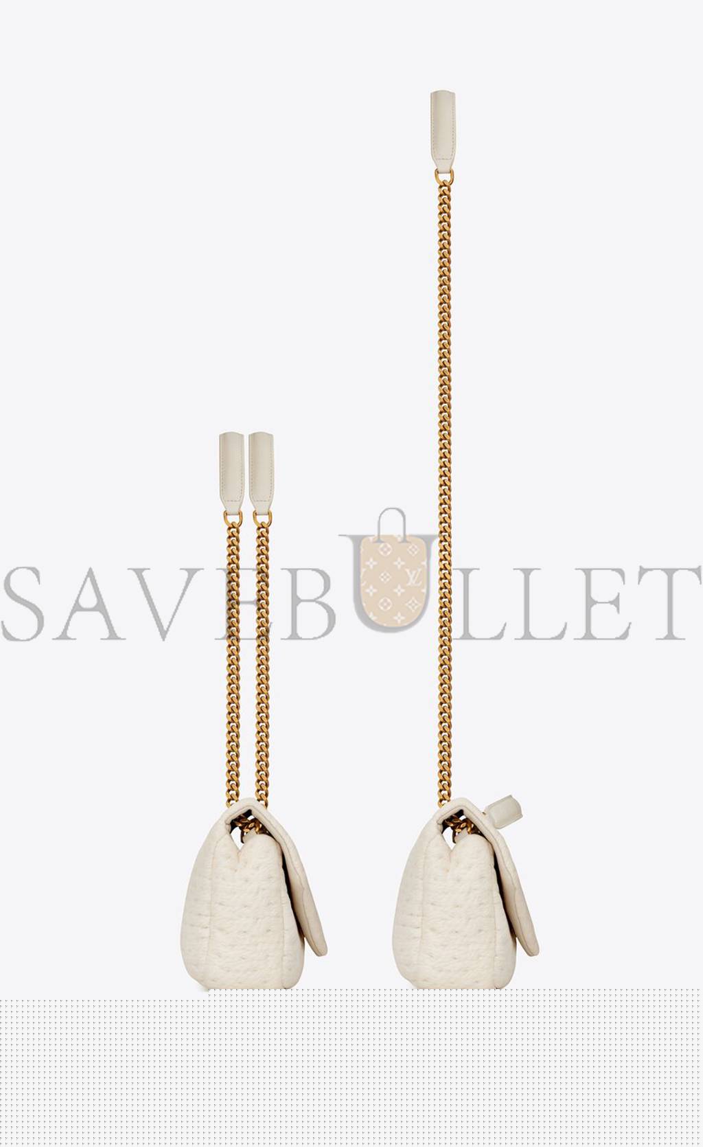 YSL CALYPSO IN ORGANZA AND LAMBSKIN 734153FABJ19288 (26*14*7cm)