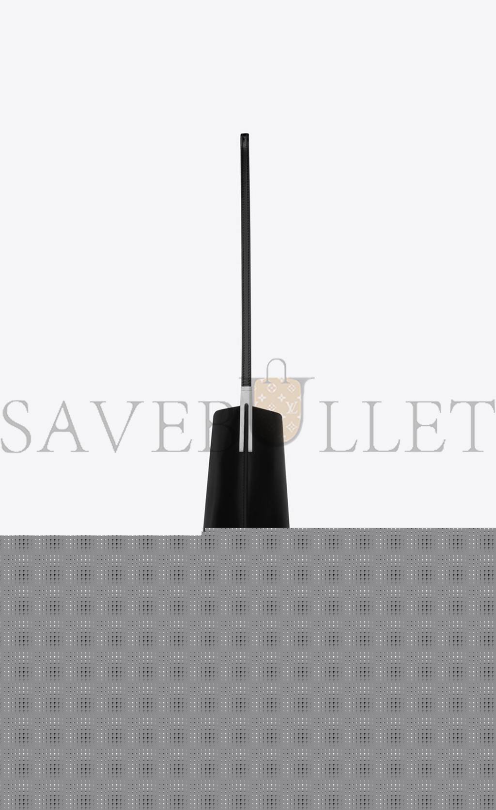 YSL SUZANNE RIGID SHOULDER BAG IN SHINY LEATHER 734320AABST1000 (29*28*10cm)