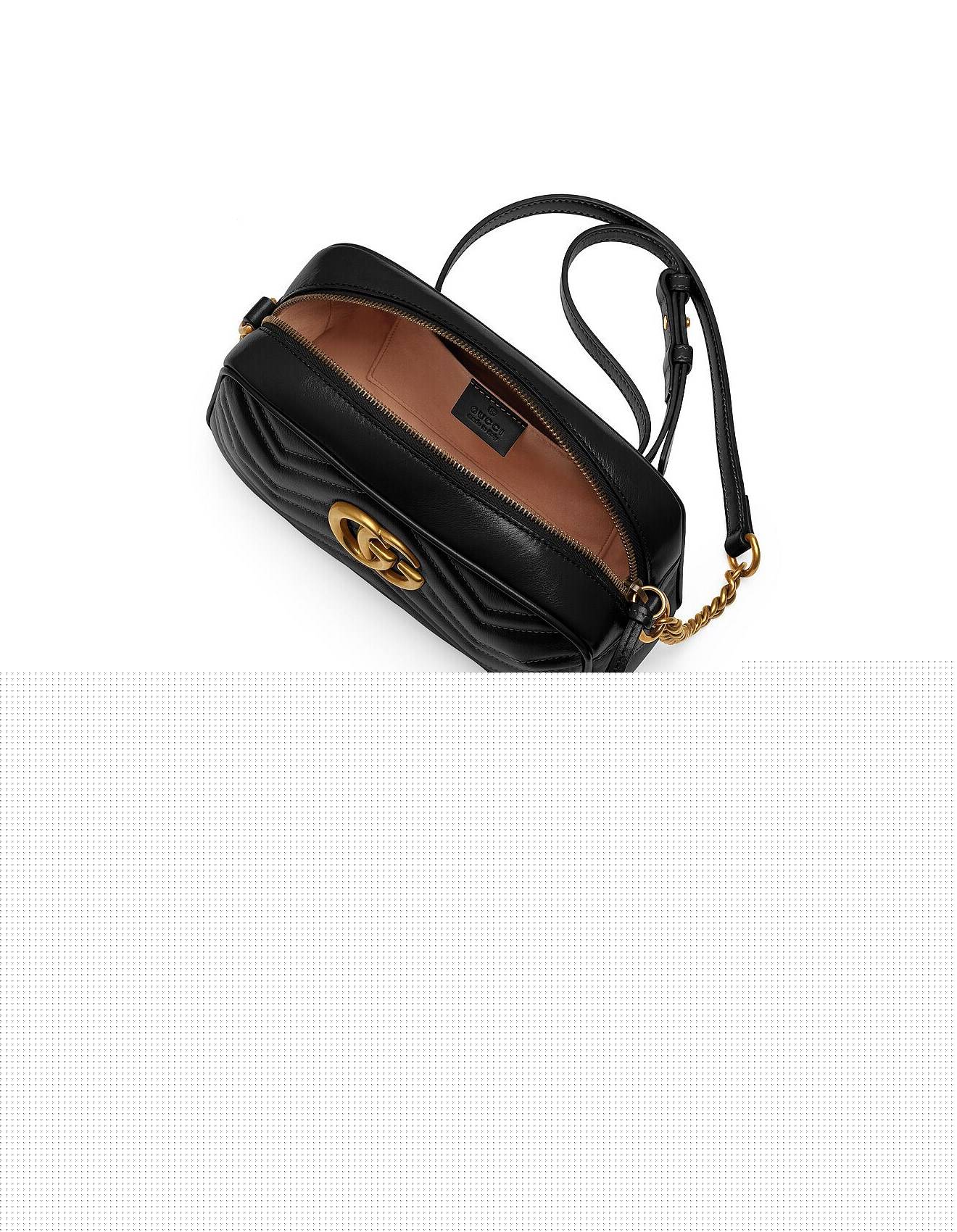 G*u*i gg marmont small matelassÉ shoulder bag 447632  (24*13*7cm)