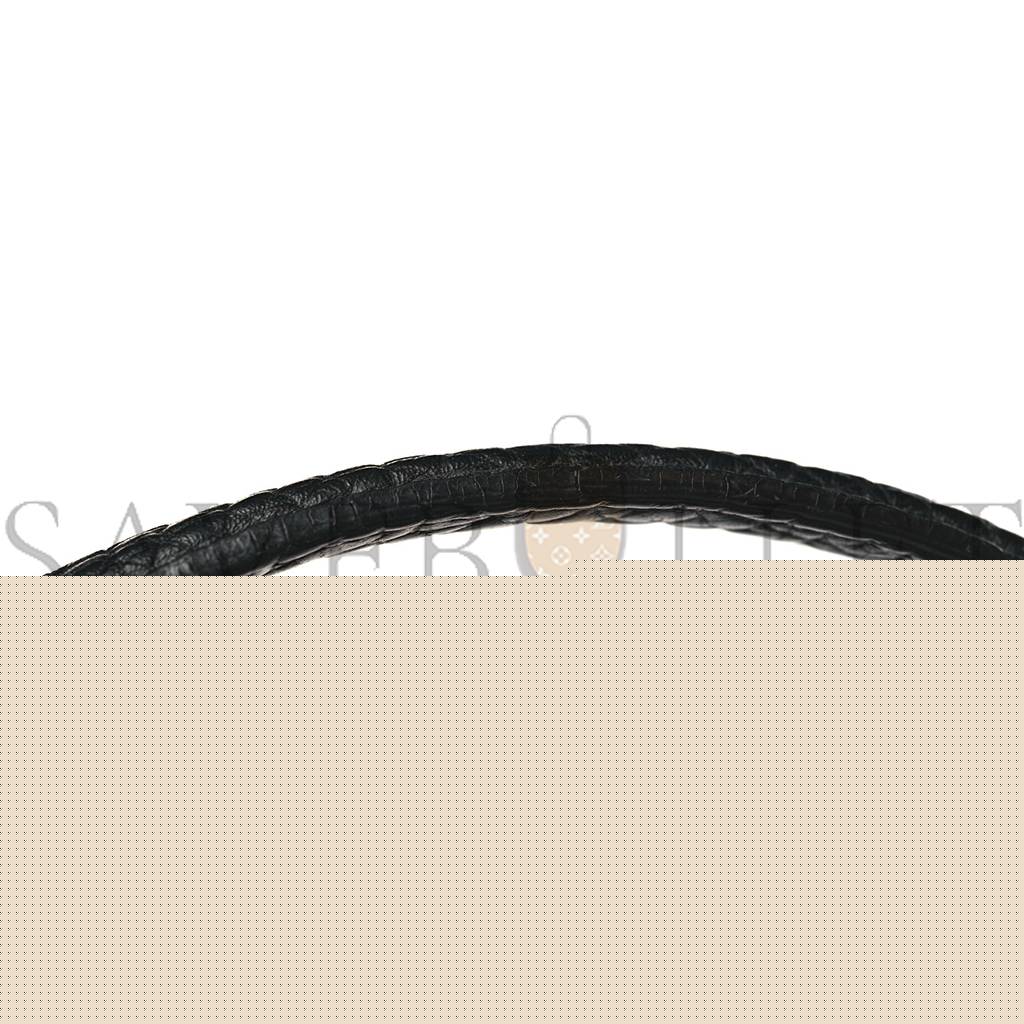 Ce**e bullhide calfskin small ring bag black (34*25*20cm)