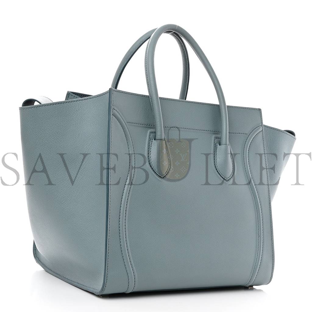 Ce**e baby grained calfskin medium phantom luggage glacier (30*29*24cm)