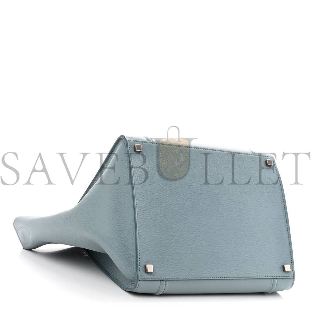 Ce**e baby grained calfskin medium phantom luggage glacier (30*29*24cm)