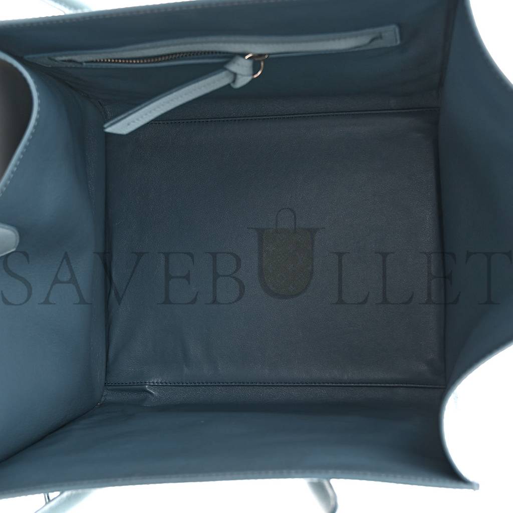 Ce**e baby grained calfskin medium phantom luggage glacier (30*29*24cm)
