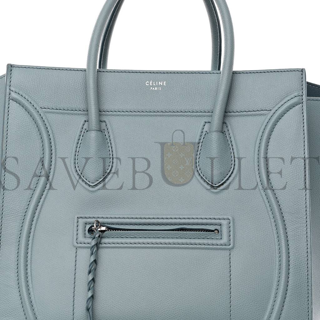 Ce**e baby grained calfskin medium phantom luggage glacier (30*29*24cm)