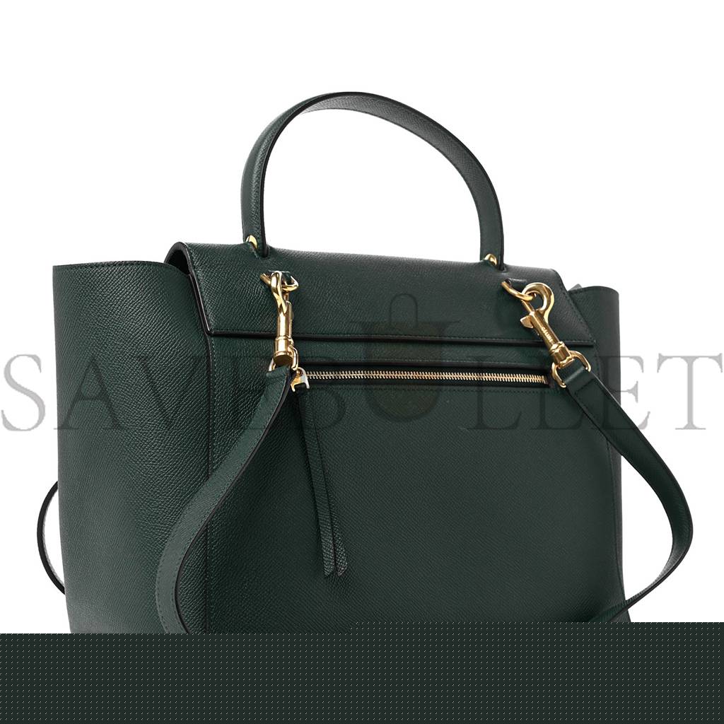 Ce**e grained calfskin mini belt bag amazone (28*22*17cm)
