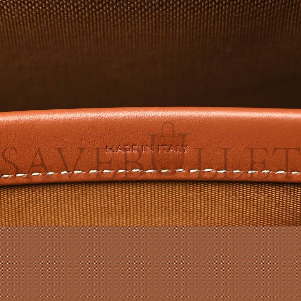 Ce**e triomphe canvas calfskin mini horizontal cabas tan (34*23*11cm)