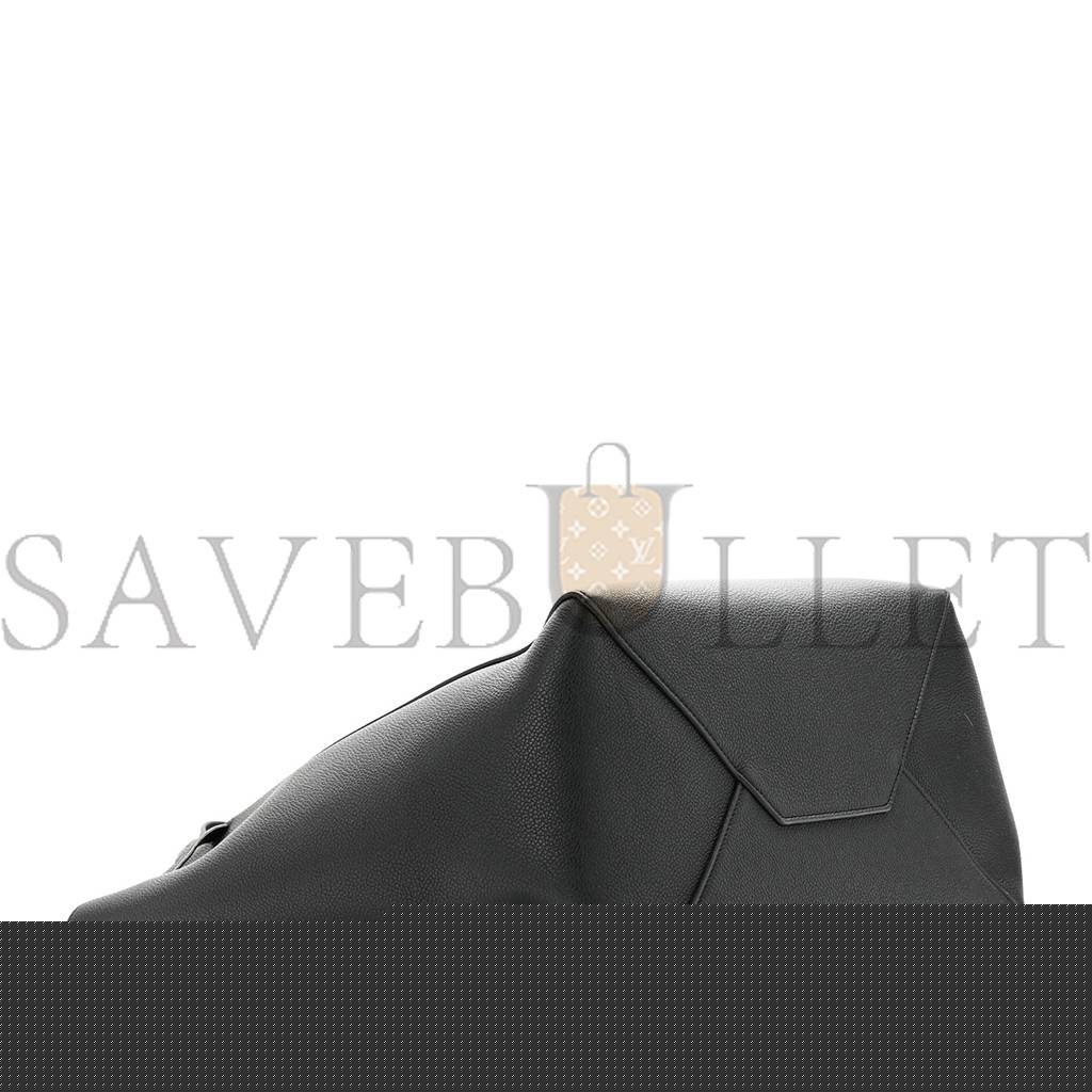 Ce**e soft grained calfskin small belt cabas phantom black (29*27*17cm)