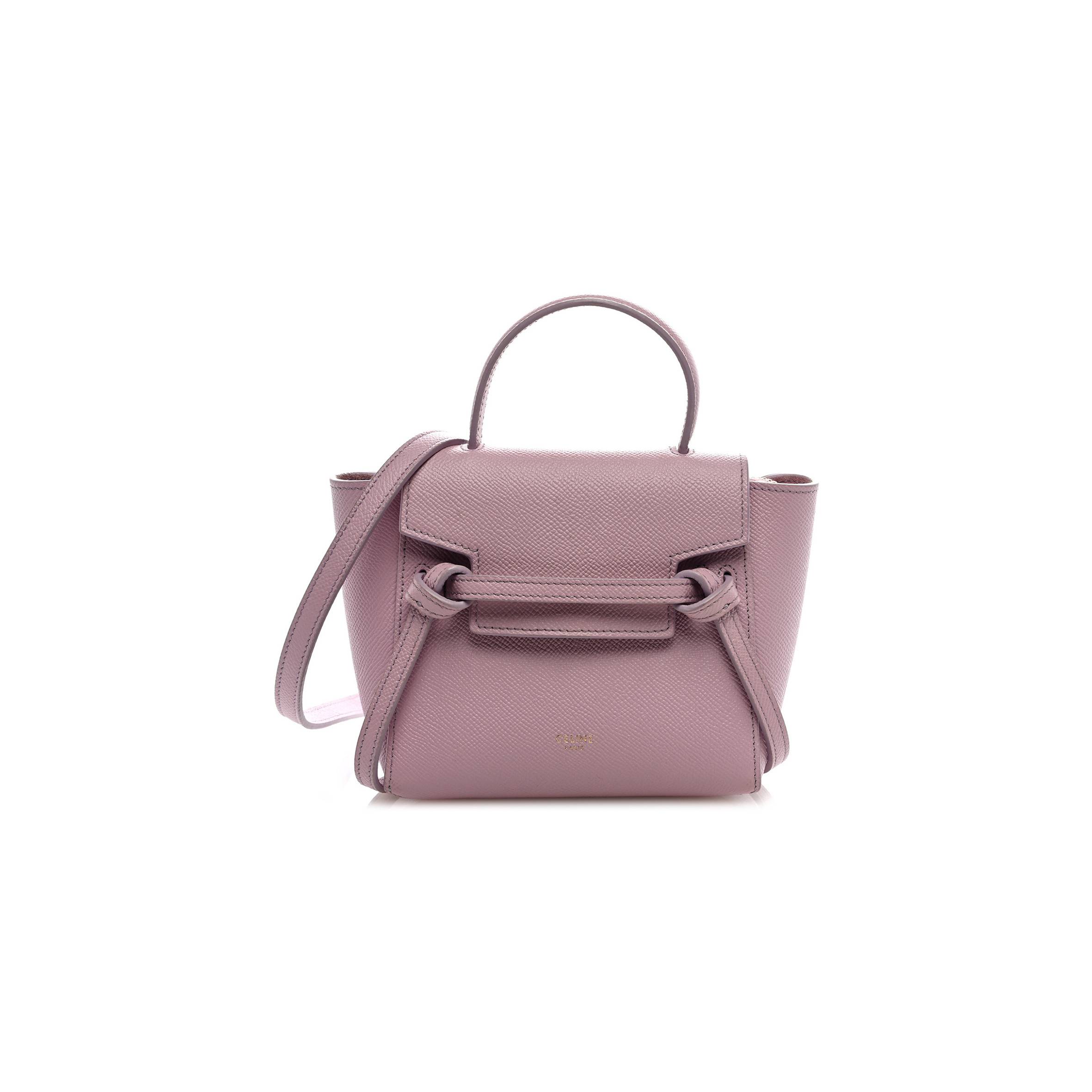 Ce**e grained calfskin pico belt bag rose quartz (17*15*9cm)