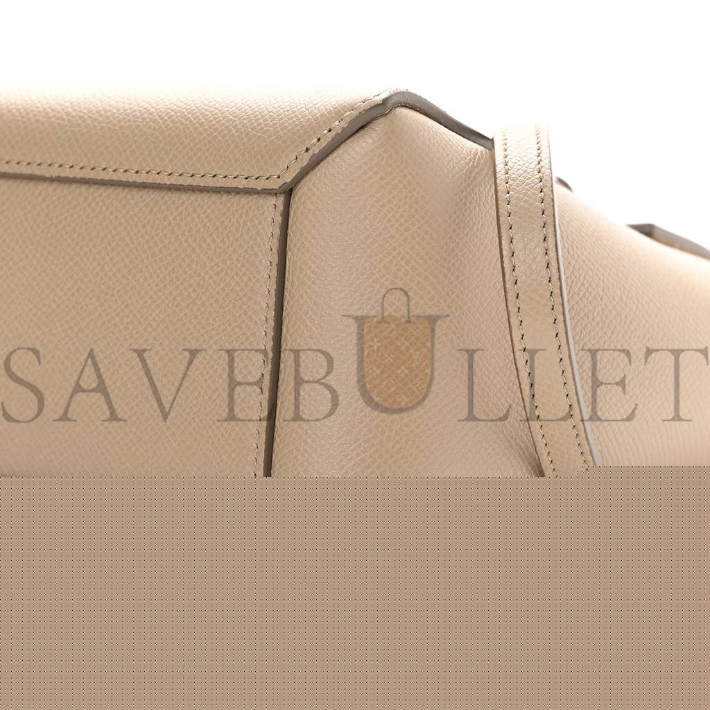Ce**e grained calfskin nano belt bag light taupe (20*18*11cm)