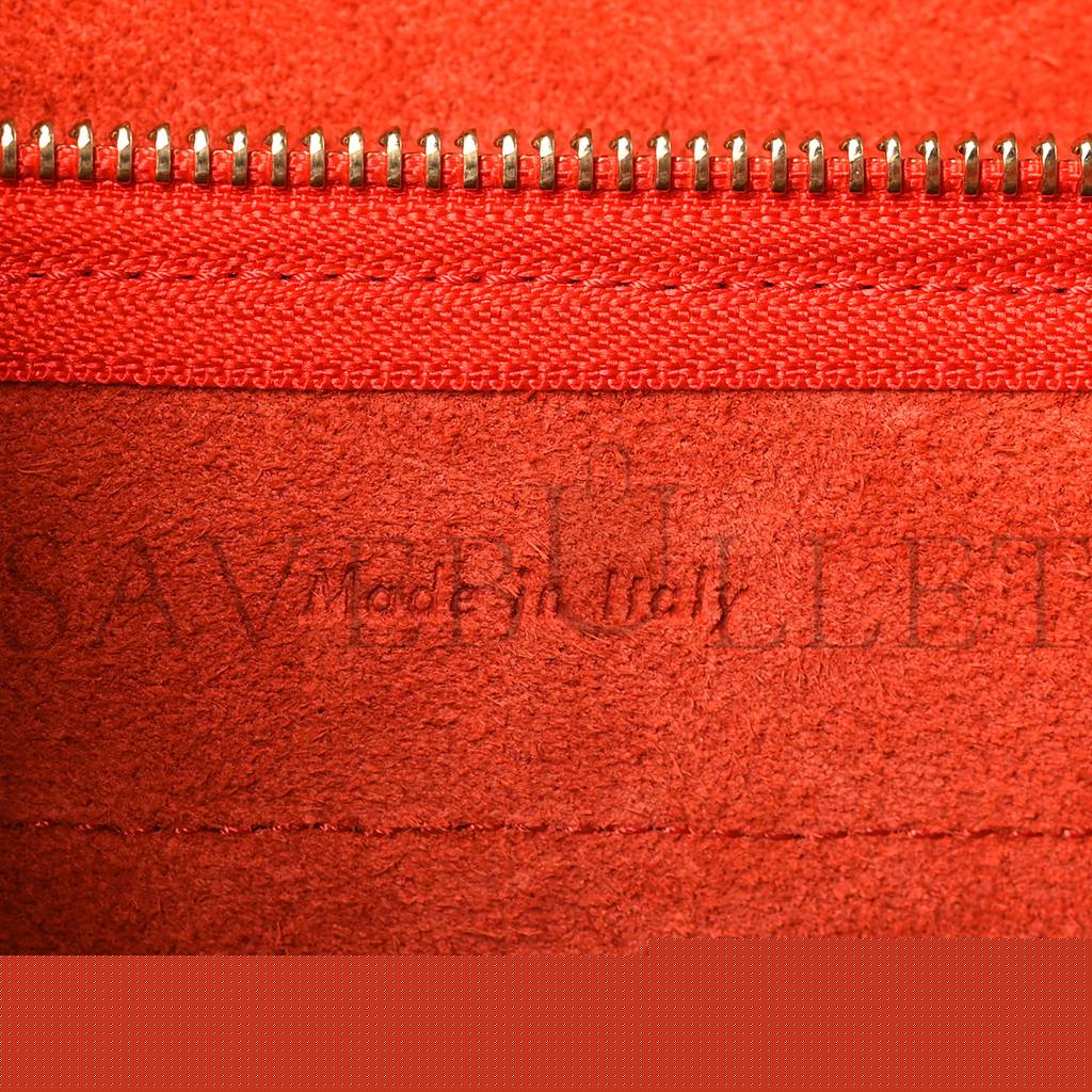 Ce**e grained calfskin nano belt bag carnelian (20*20*12cm)
