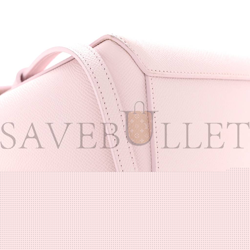 Ce**e grained calfskin nano belt bag peony (20*17*11cm)