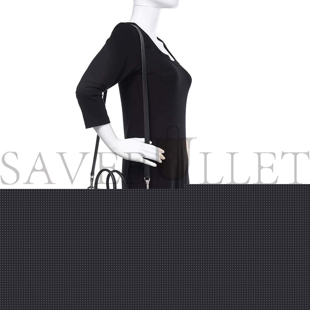 Ce**e smooth calfskin nano luggage black (20*20*10cm)