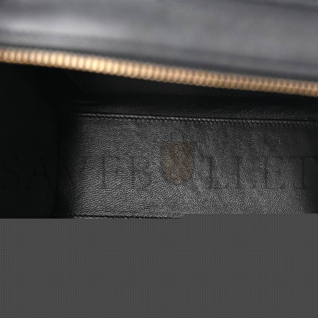 Ce**e smooth calfskin nano luggage black (20*20*10cm)