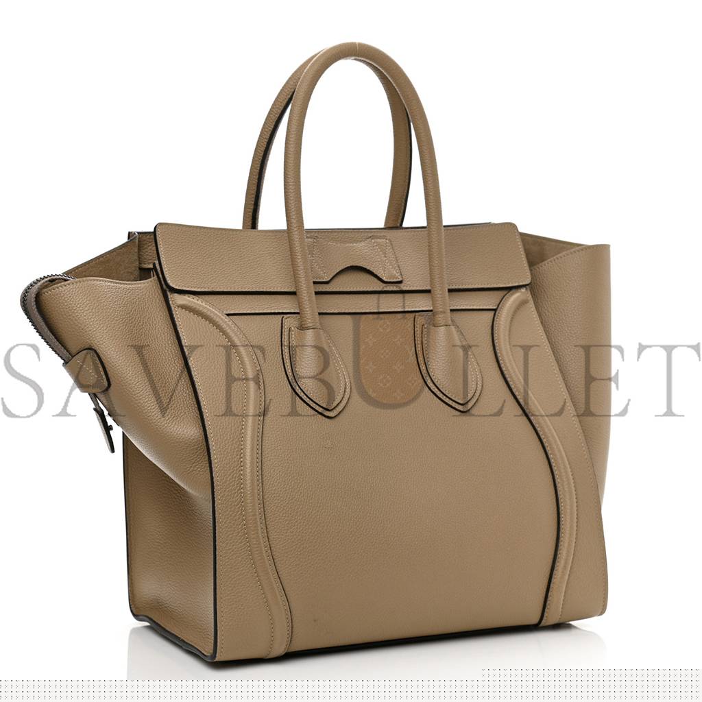 Ce**e drummed calfskin mini luggage dune (30*30*18cm)