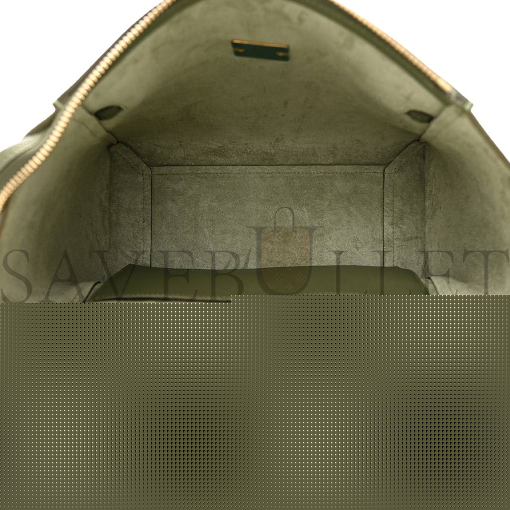 Ce**e grained calfskin micro belt bag army green (23*22*13cm)