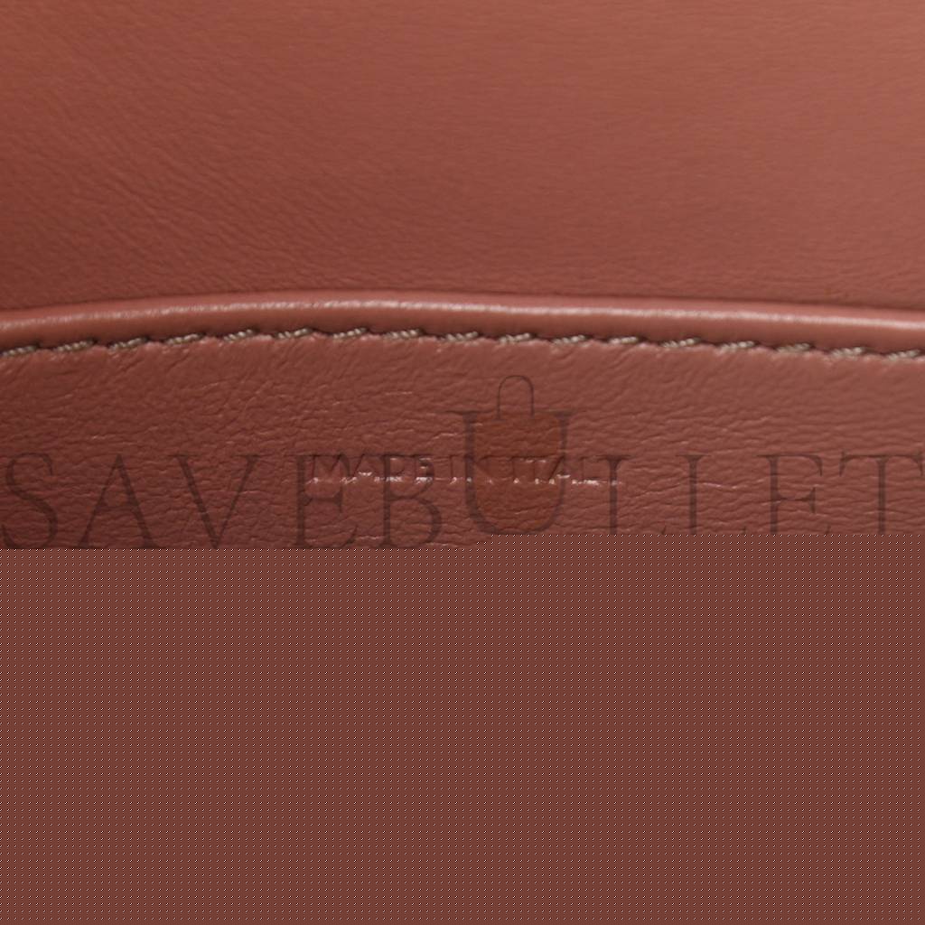 Ce**e box calfskin teen classic box flap bag antique rose (18*15*6cm)