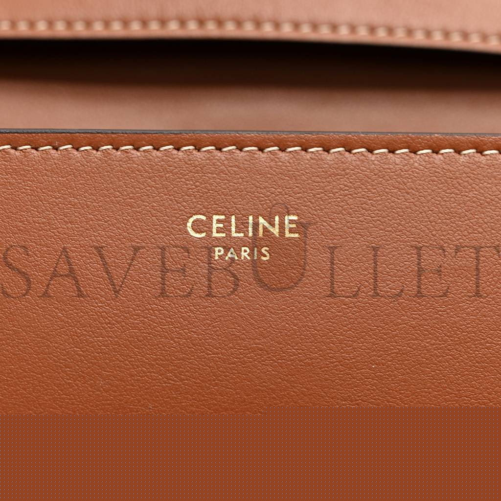 Ce**e smooth calfskin medium tabou tan (23*18*4cm)