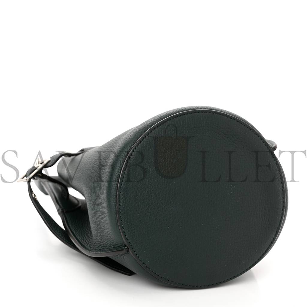 Ce**e supple grained calfskin nano big bag bucket amazone (21*15*15cm)