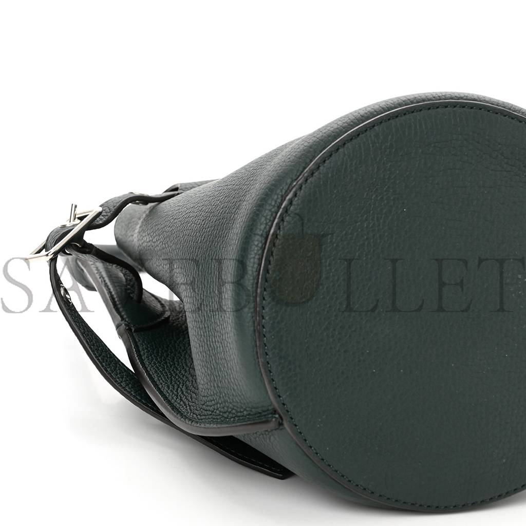 Ce**e supple grained calfskin nano big bag bucket amazone (21*15*15cm)