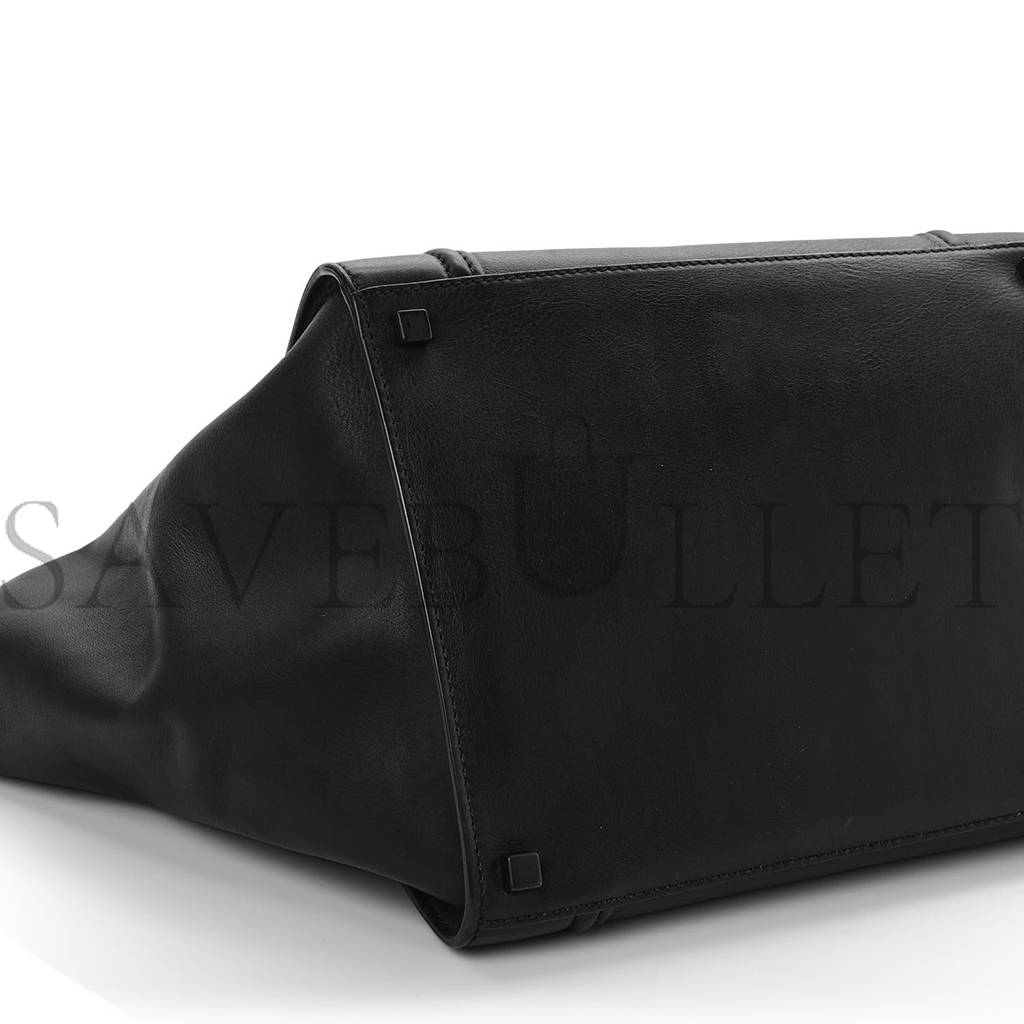 Ce**e smooth calfskin medium phantom luggage black (29*29*25cm)