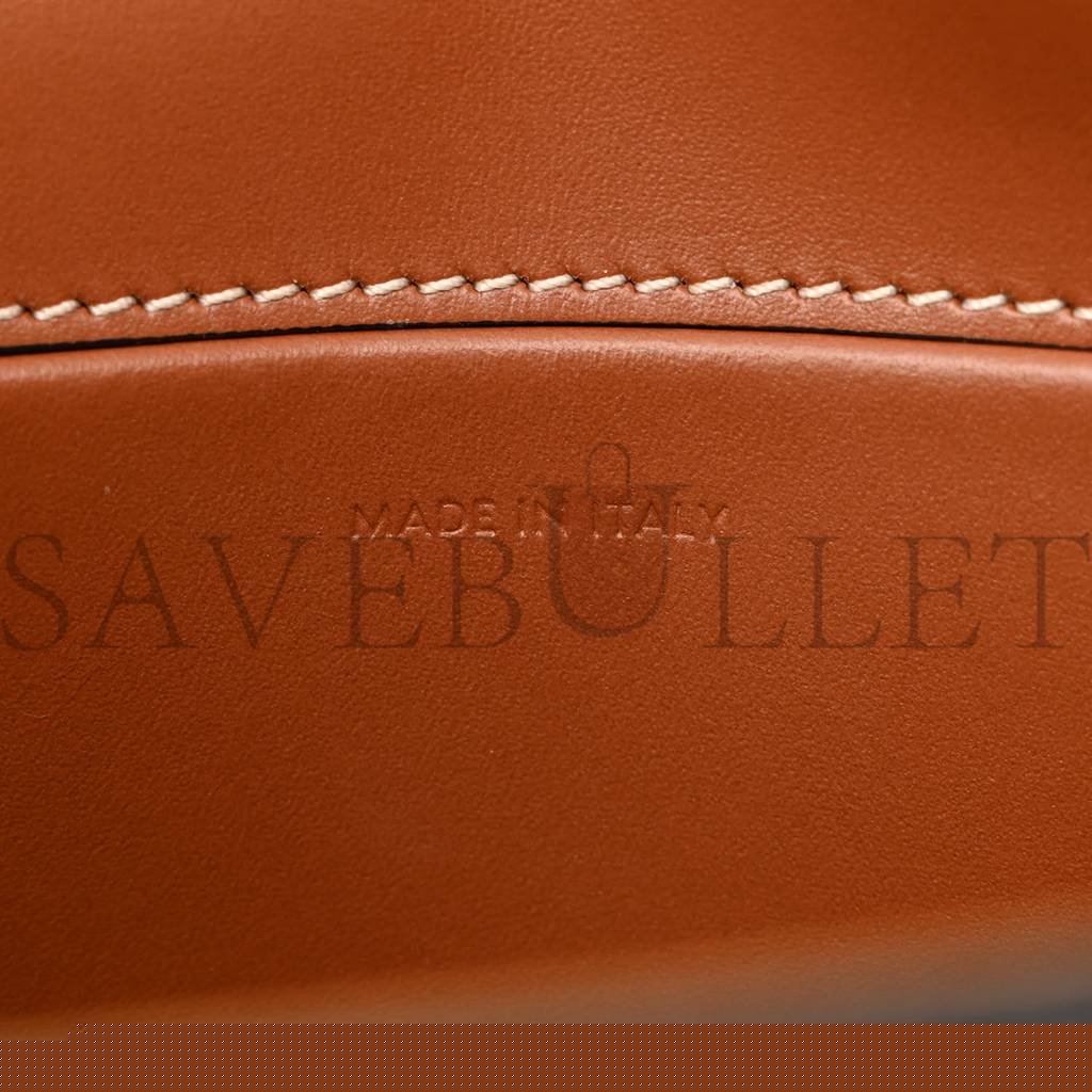 Ce**e calfskin triomphe canvas besace tan (22*14*6cm)
