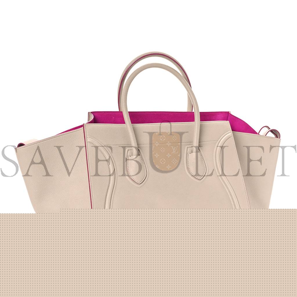 Ce**e baby grained calfskin medium phantom luggage beige (30*28*25cm)