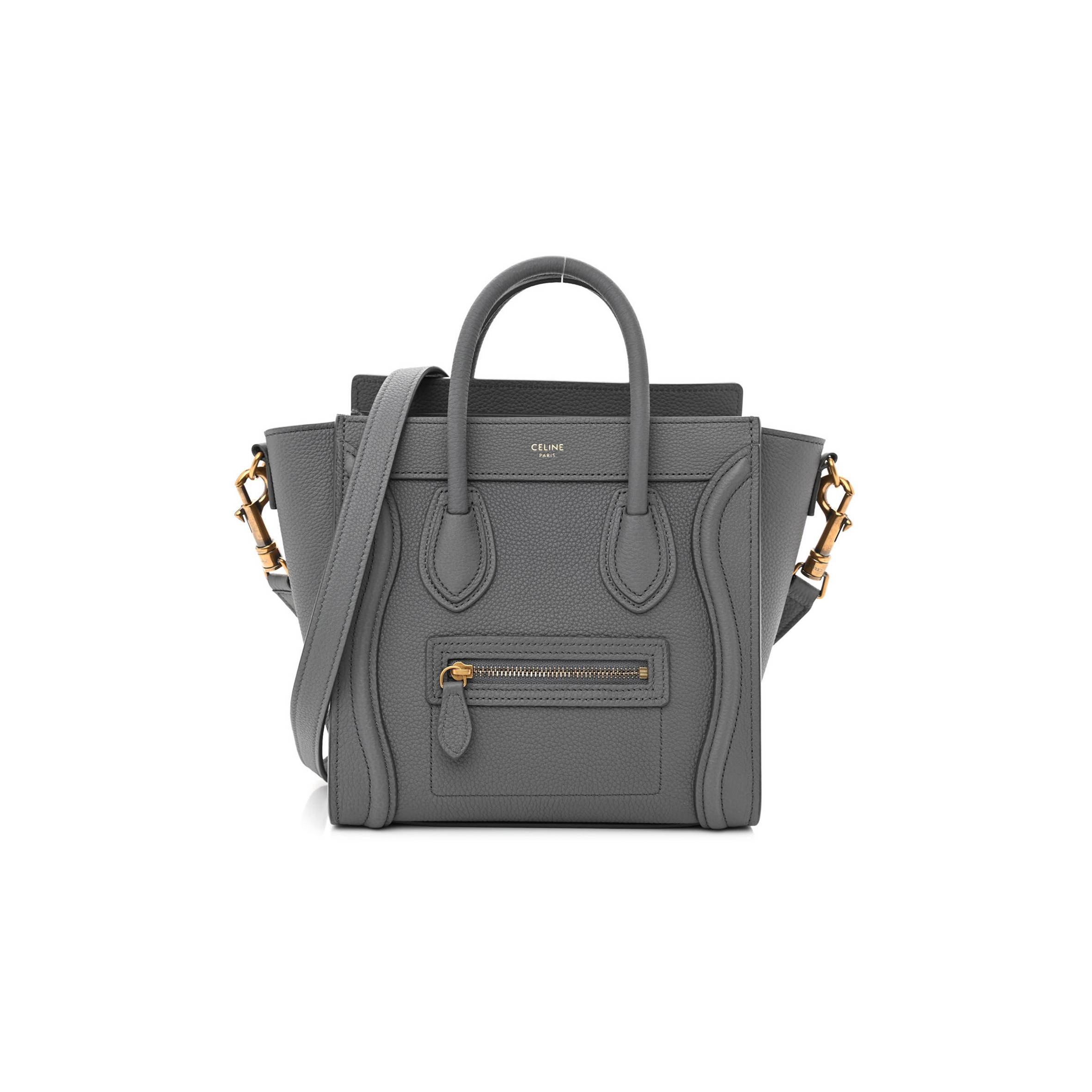 Ce**e baby drummed calfskin nano luggage kohl (20*20*10cm)
