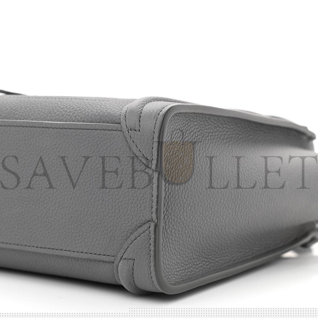 Ce**e baby drummed calfskin nano luggage kohl (20*20*10cm)