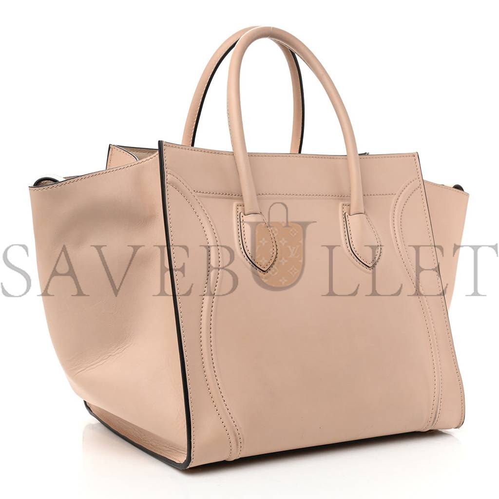 Ce**e smooth calfskin medium phantom luggage powder (30*27*24cm)