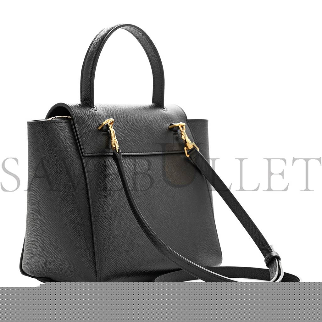 Ce**e grained calfskin nano belt bag black (20*15*10cm)